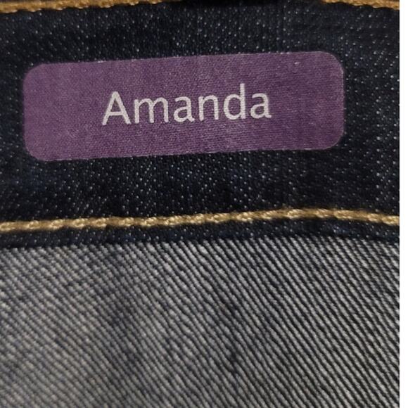 Gloria Vanderbilt Amanda Classic Tapered Jeans Preston Wash Missy 16 Average NEW - Picture 5 of 12